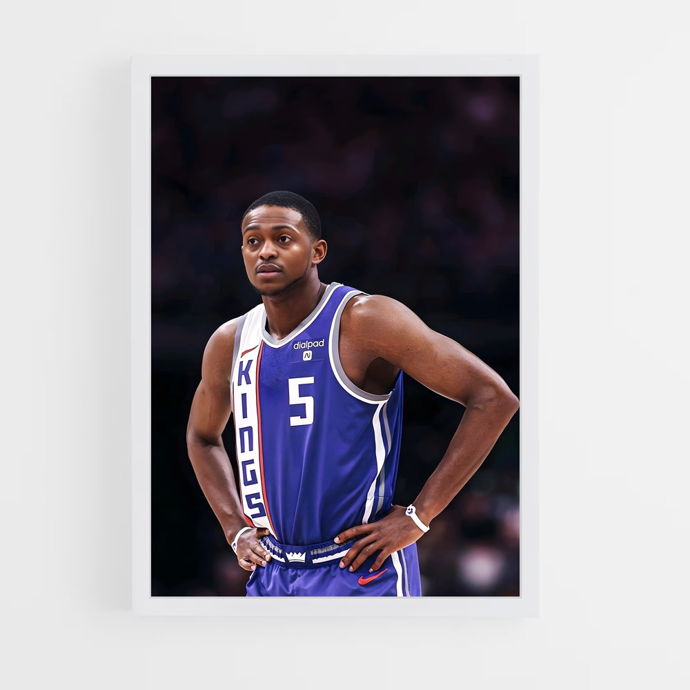 Poster L'Attitude de De'Aaron – affiche Basketball (vue 3)